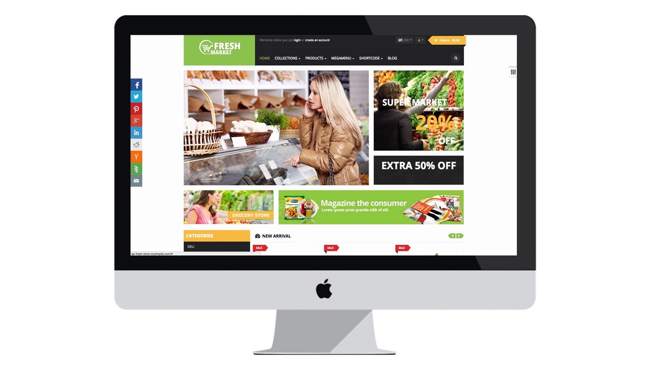 Ap Fresh Market Shopify Theme