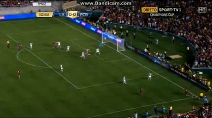 Suarez Amazing Powerful Shot | LA Galaxy 0-0 FC Barcelona