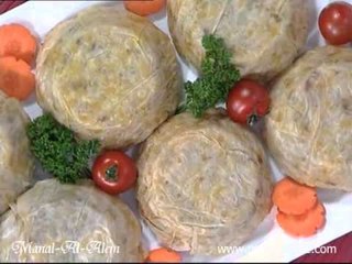 تارت الكلاج بالمكرونة2 - منال العالم