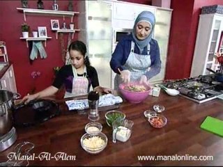 تارت الكلاج بالمكرونة1 - منال العالم