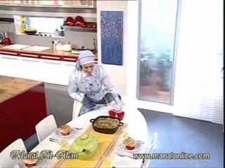 طاجن الارز بالخضروات والدجاج2 - منال العالم