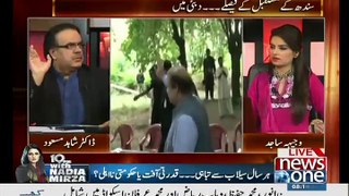 Live With Dr. Shahid Masood (Sindh Ke Mustaqbil Ke Fasile Dubai Mein..!!) On News One at 8:05 Pm – 22nd June 2015