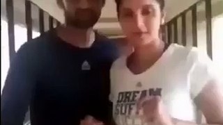 Shoaib malik Sania mirza dance and celebrate pakistan win against sri lanka