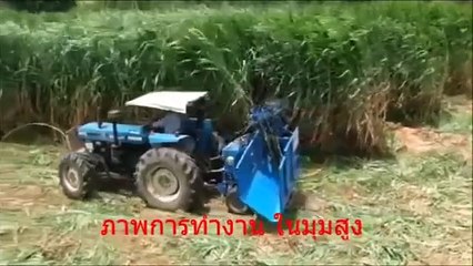 Efficient Napier Grass Harvesting Machine 🌾