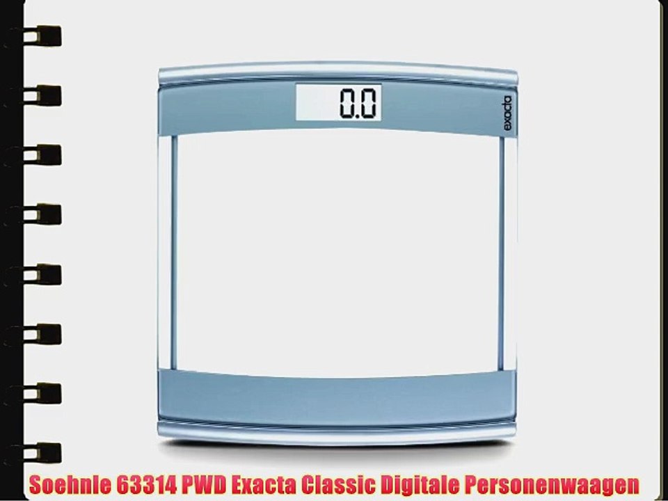 Soehnle 63314 PWD Exacta Classic Digitale Personenwaagen