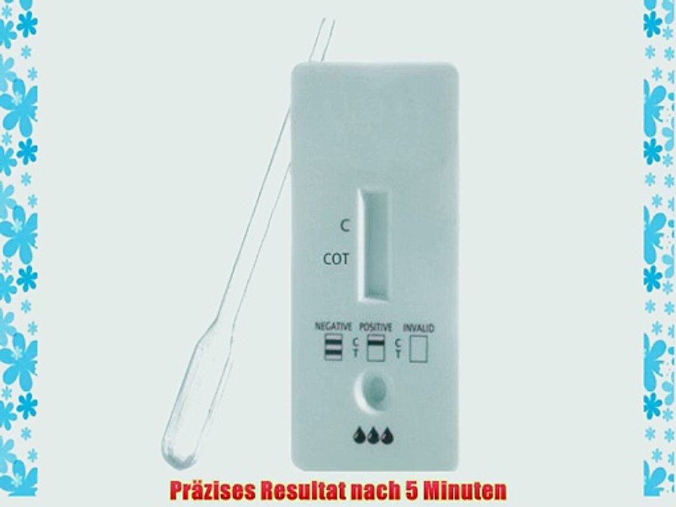 Drogentest nikotin (cotinin)-schnelltest drug-detect - 10 testkarten