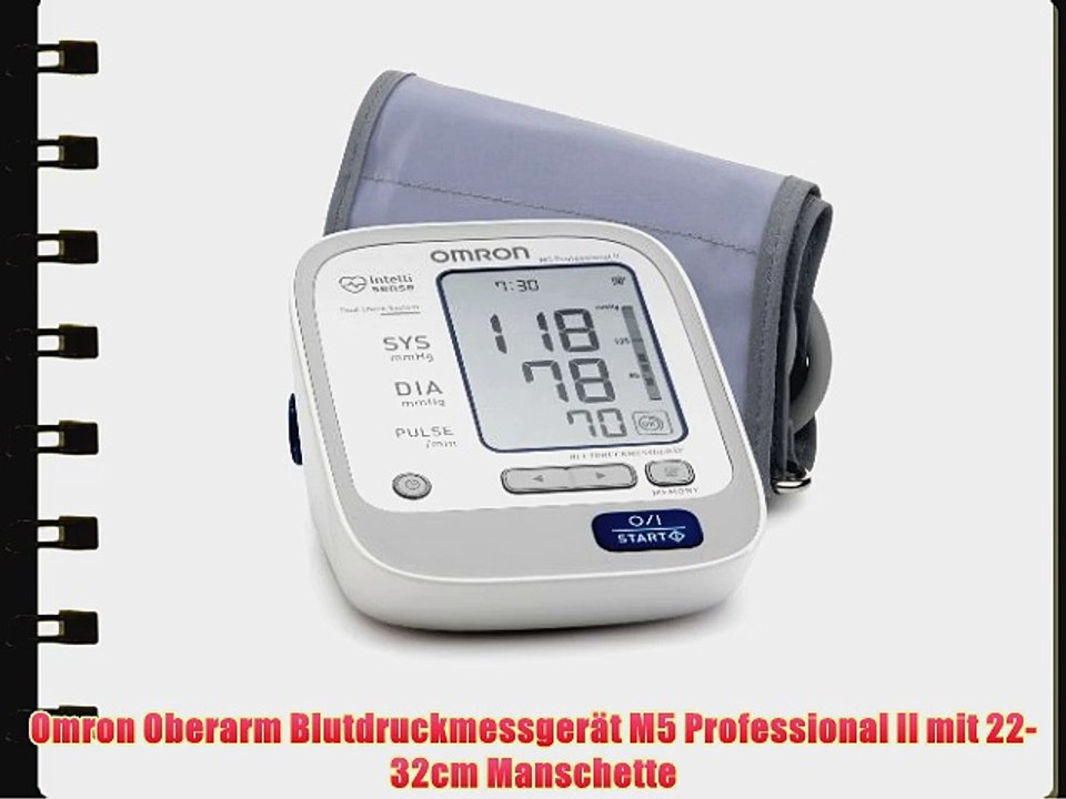Omron Oberarm Blutdruckmessger?t M5 Professional II mit 22-32cm Manschette