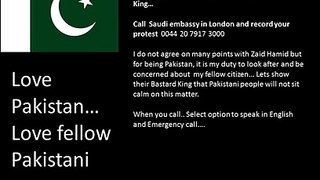 Support Pakistani Citizen Zaid Hamid – You Can Help Him To Get Released