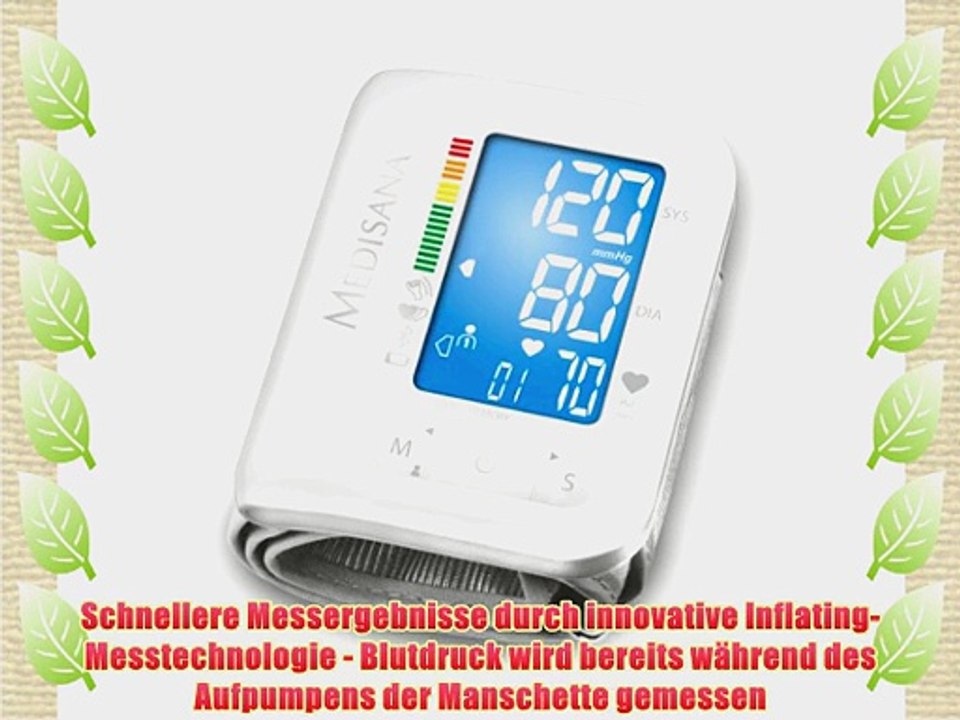 Medisana BW 300 connect Handgelenk Blutdruckmessger?t Inklusive HausMed Gutscheincode