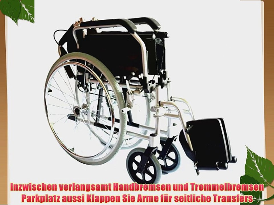 Leichte Falten deluxe selbstfahrenden Rollstuhl ECSP01