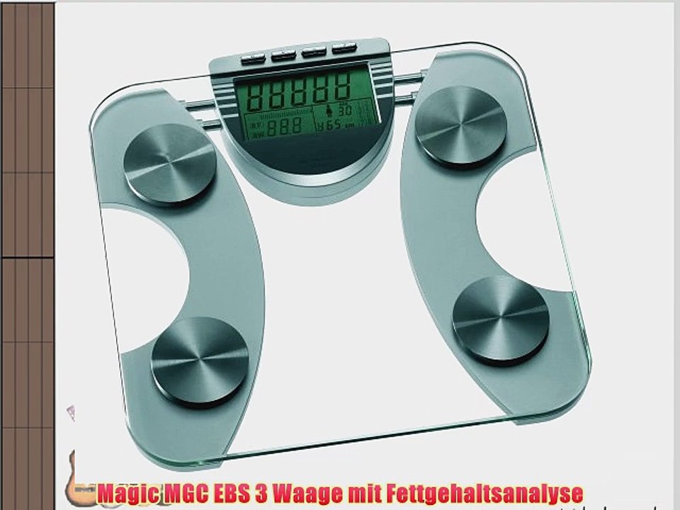 Magic MGC EBS 3 Waage mit Fettgehaltsanalyse
