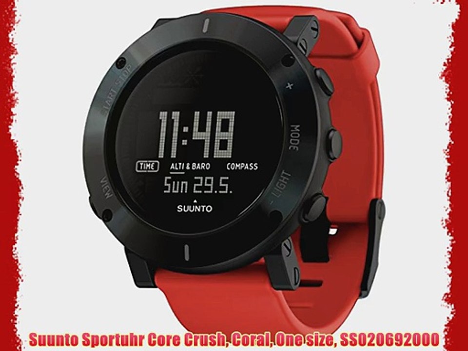 Suunto Sportuhr Core Crush Coral One size SS020692000