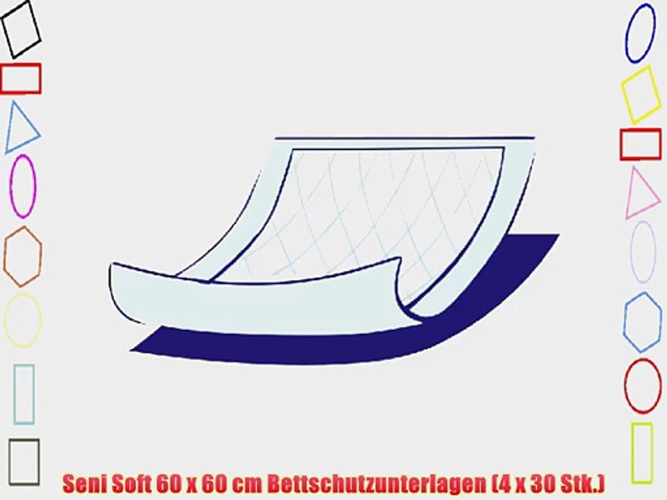 Seni Soft 60 x 60 cm Bettschutzunterlagen (4 x 30 Stk.)