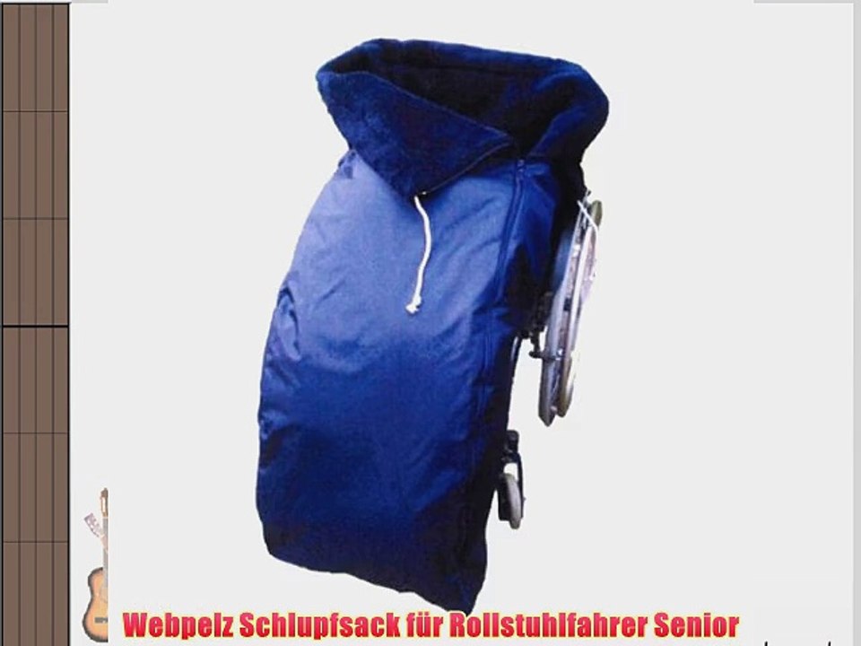 Webpelz Schlupfsack f?r Rollstuhlfahrer Senior