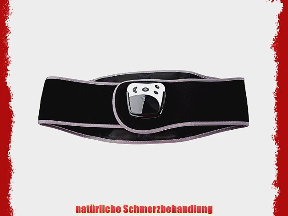 Sanitas R?ckentens Tens Ger?t SEM 51 Massageg?rtel Reizstrom Schmerz Therapie