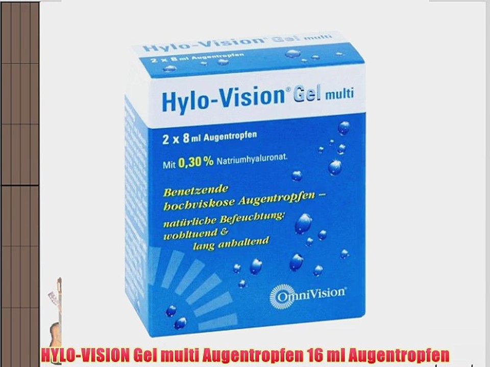 HYLO-VISION Gel multi Augentropfen 16 ml Augentropfen