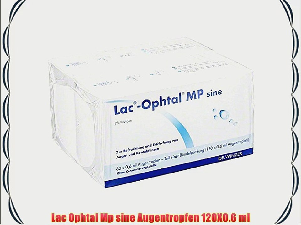 Lac ophtal mp sine augentropfen 120x0.6 ml