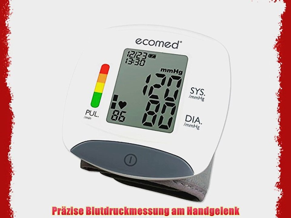 Ecomed by Medisana BW-82E Handgelenk-Blutdruckmessger?t