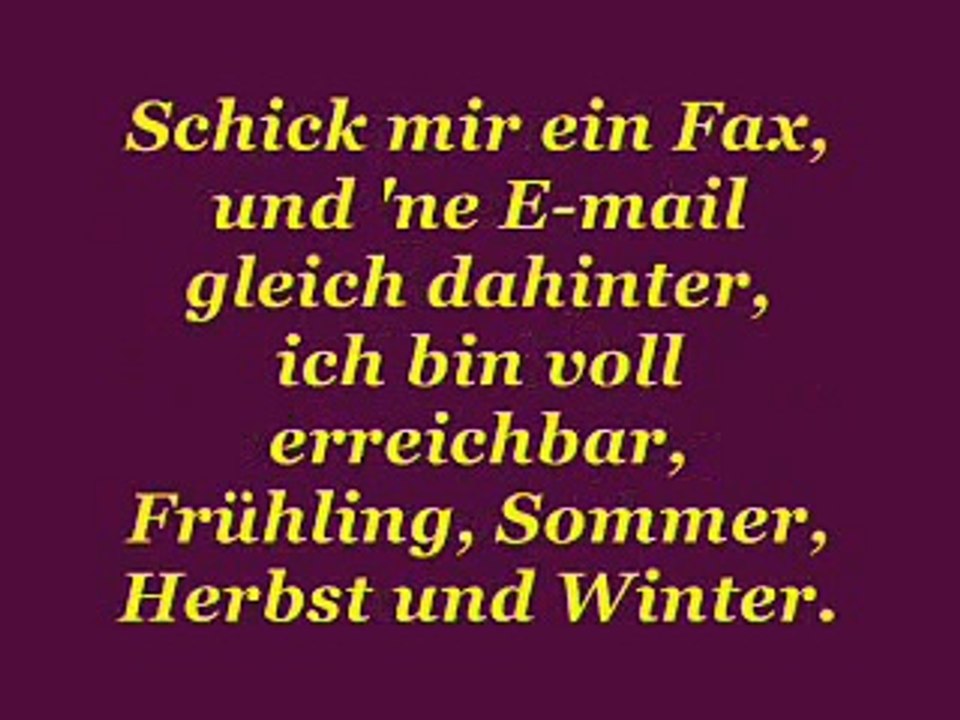 Ruf doch mal an! - Wise Guys