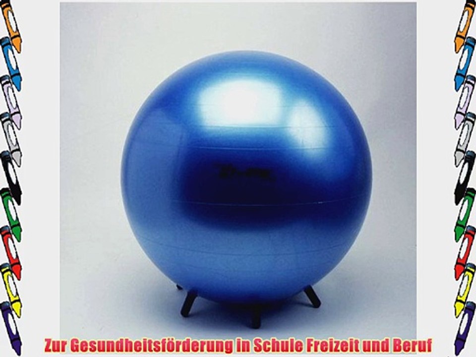 Sitzball Sit 'n' Gym ? 65 cm Blau