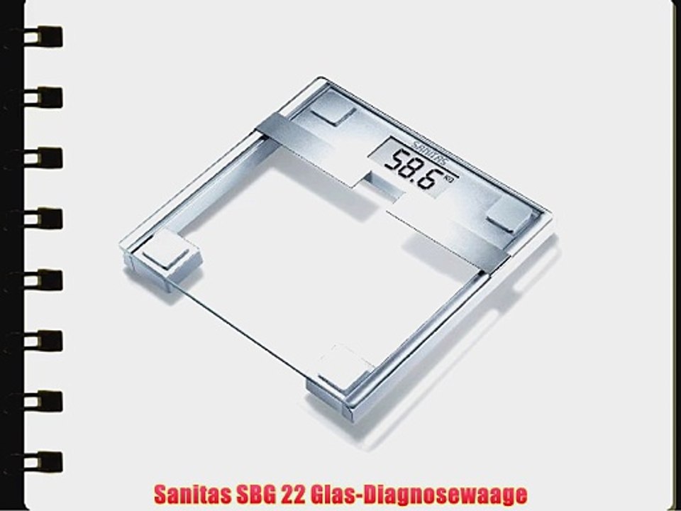 Sanitas SBG 22 Glas-Diagnosewaage