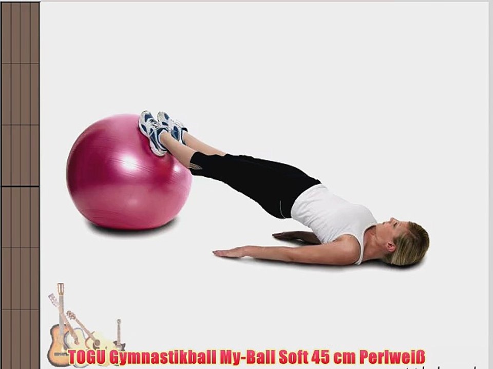 TOGU Gymnastikball My-Ball Soft 45 cm Perlwei?
