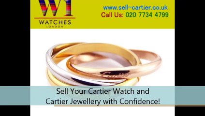 Sell My Cartier Watch Online | 0207 734 4799
