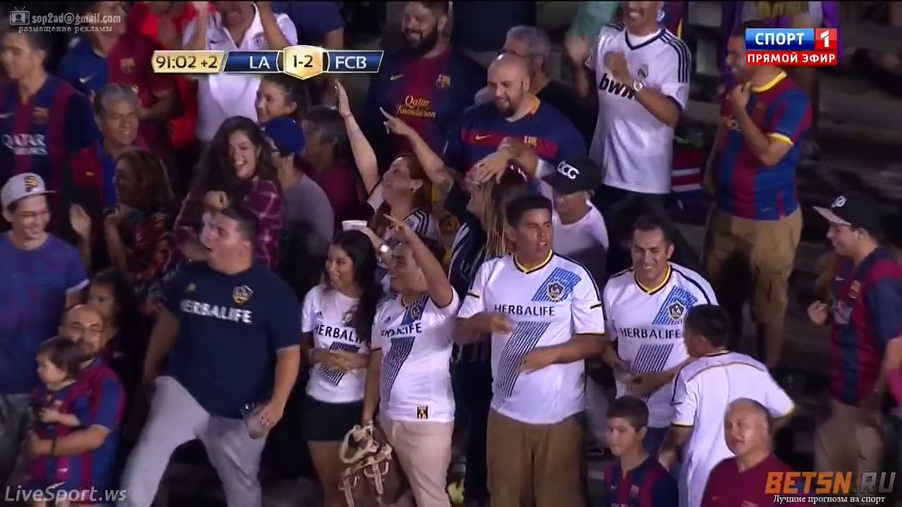 T.Meyer goal (LA Galaxy 1-2 FC Barcelona) HD