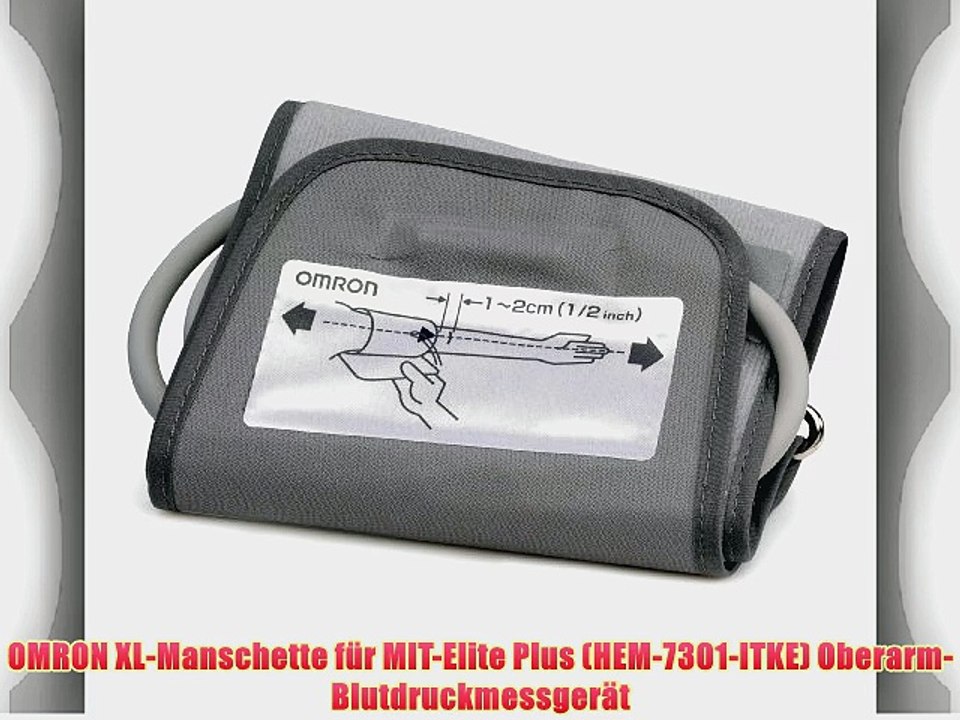 OMRON XL-Manschette f?r MIT-Elite Plus (HEM-7301-ITKE) Oberarm-Blutdruckmessger?t