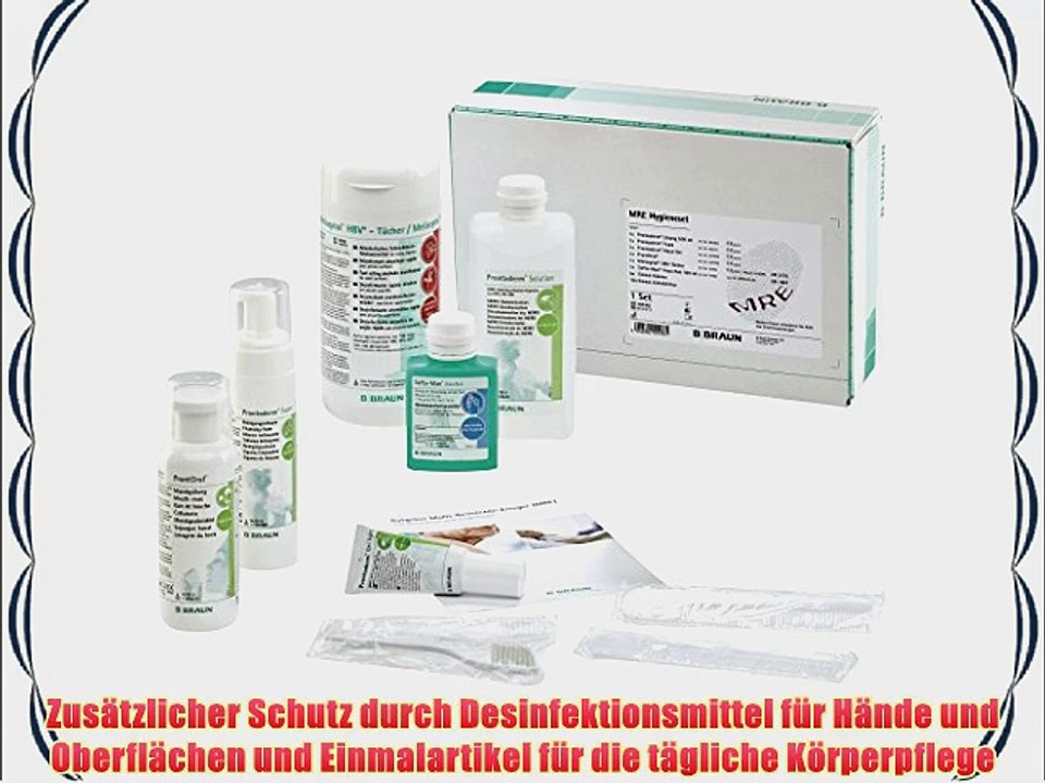 MRE Hygieneset zur MRE-Sanierung / Haut-Dekolonisation