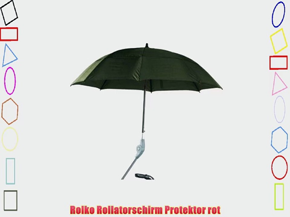 Rolko Rollatorschirm Protektor rot