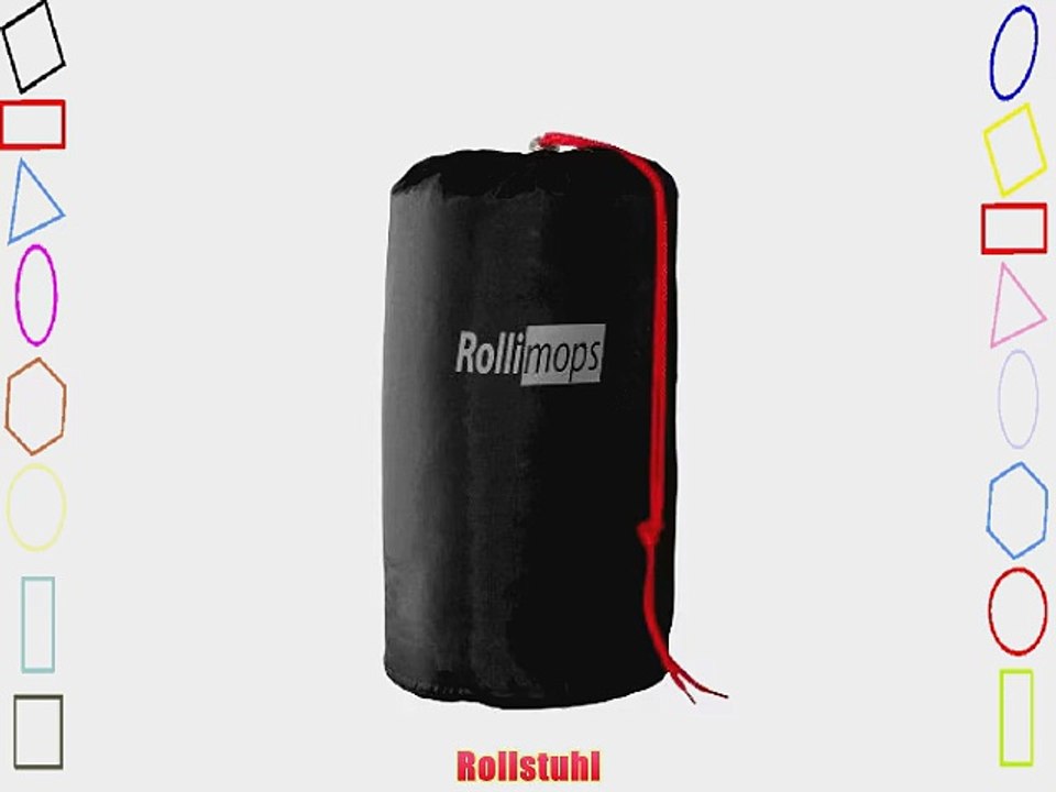 NEUE Farbe:GRAU-SCHWARZ ORGINAL Rollimops Rollstuhlsack Schlupfsack Rollstuhl Sack Fu?sack