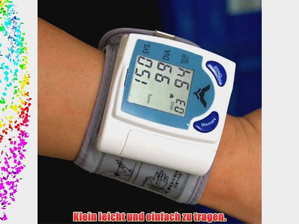 DIGIFLEX Digitales Handgelenk Blutdruck-/Herzschlag-Messger?t