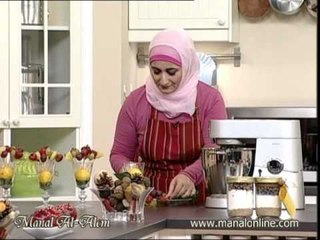 تقديم الفاكهة المزينة - منال العالم