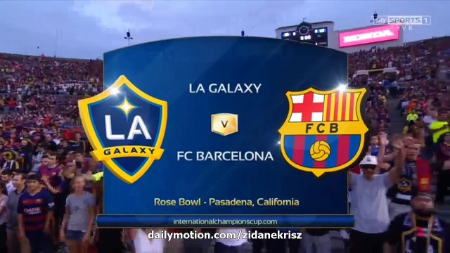 FC Barcelona 2-1 Los Angeles Galaxy HD | Full English Highlights - International Champions Cup 21.07.2015