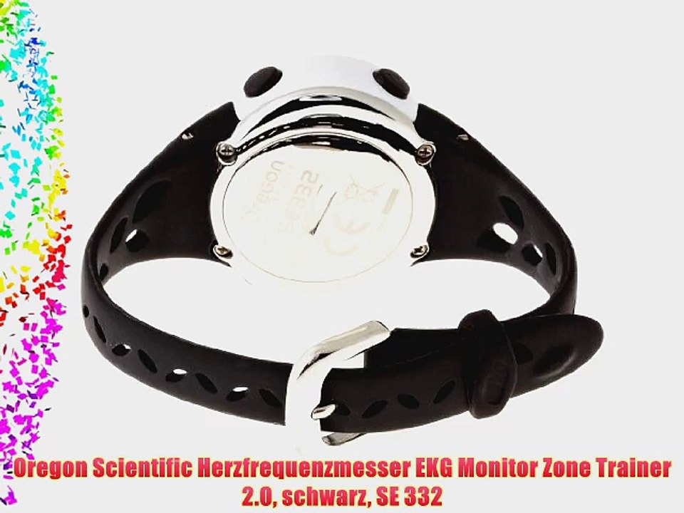 Oregon Scientific Herzfrequenzmesser EKG Monitor Zone Trainer 2.0 schwarz SE 332
