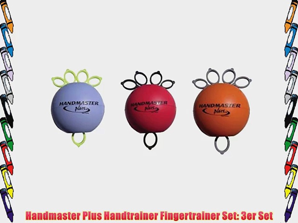 Handmaster Plus Handtrainer Fingertrainer Set: 3er Set