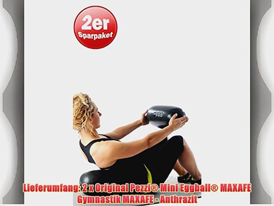 Original Pezzi? Mini Eggball? MAXAFE Gymnastik Ball Yoga Pilates Ball ?bungsball Partnerkombi