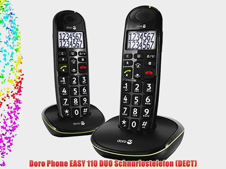Doro phone easy 110 duo schnurlostelefon (dect)