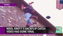 Amazing backflip football catch from USC Trojan recruit goes viral - TomoNews
