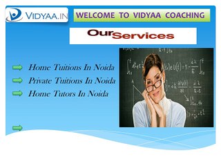 Get Your Home Private Tuitions in Noida