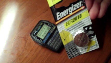 Casio Databank 150 Battery Change How-to