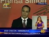 Ministro Chacón: transmisores de RCTV no valen ni u$20 mlls.