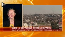 Disparition de trois journalistes espagnols en Syrie
