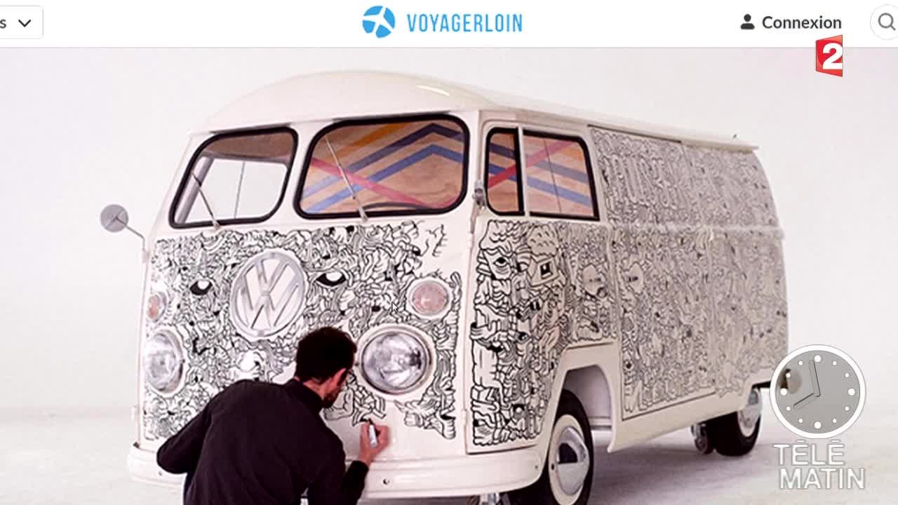 Des artistes peintres troquent leur toile contre le cultissime combi ! - 2015/07/22