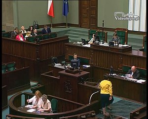 Poseł Grażyna Ciemniak - Wystąpienie z dnia 21 lipca 2015 roku.