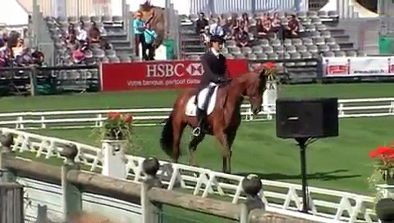 Championnats d'Europe concours complet Dressage Nicolas Touzaint