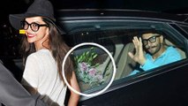 Watch: Ranveer Receives Deepika With A Bouquet Of Flowers | Mumbai Airport