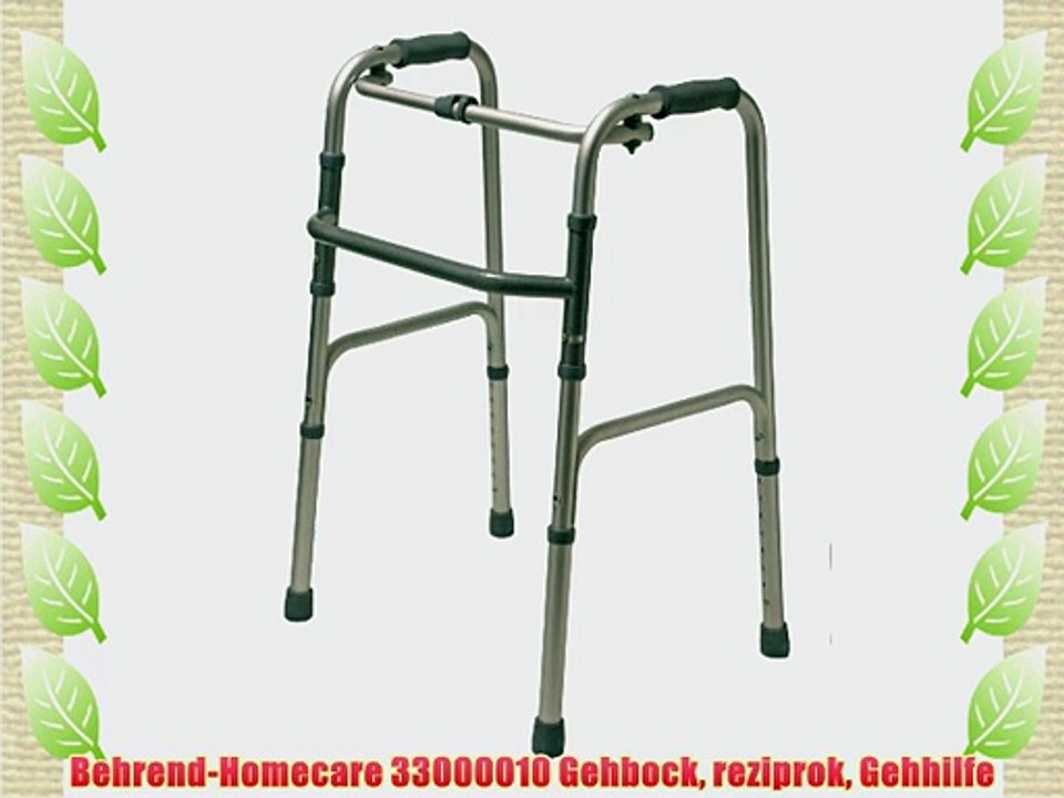 Behrend-Homecare 33000010 Gehbock reziprok Gehhilfe