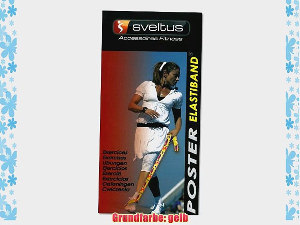 Elastiband Level 1 - gelb - leicht (10 kg) / Stretchband / Fitnessband